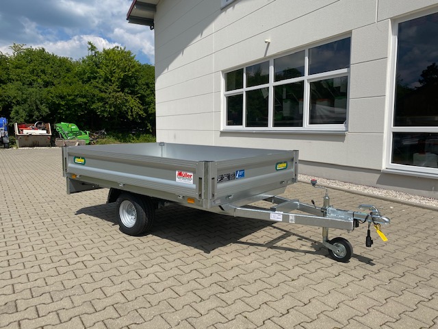 Unsinn P 823-10-1500, 750 kg PKW Anhänger 230x150x30 cm, Hochlader